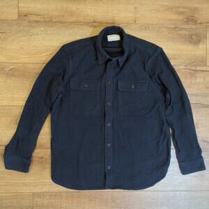 Everlane Men XL Heavyweight Overshirt Flannel Shacket Shirt Jacket Button Up